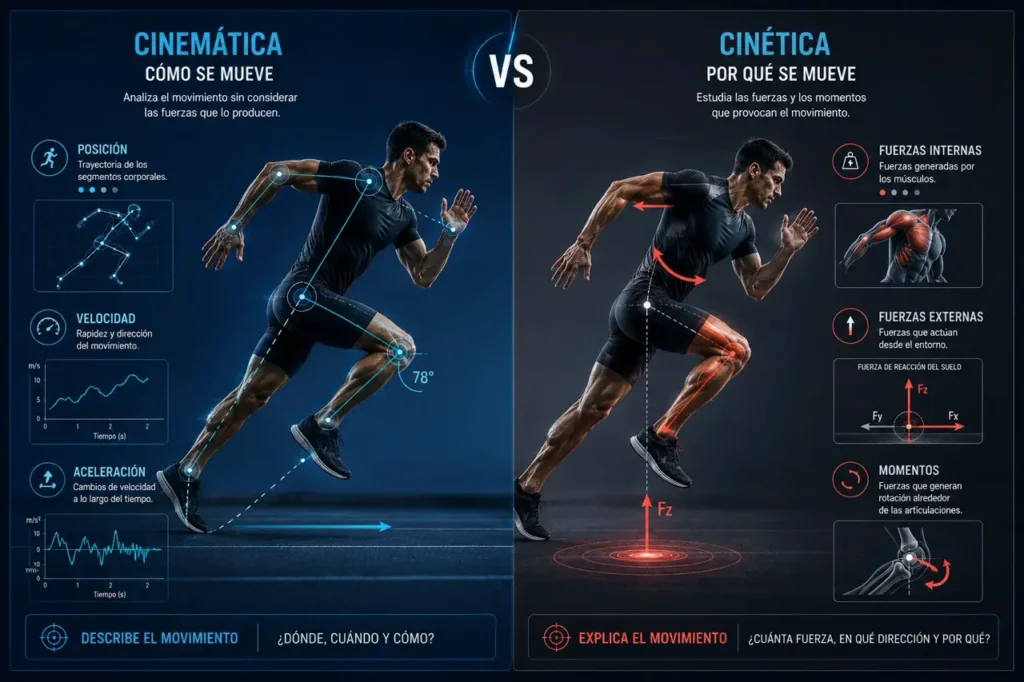 cinemática vs cinética