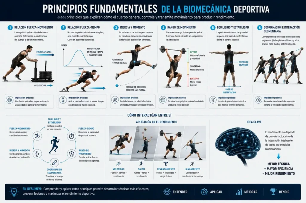 principios fundamentales de la biomecánica deportiva