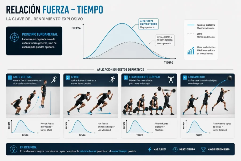 relación fuerza tiempo
