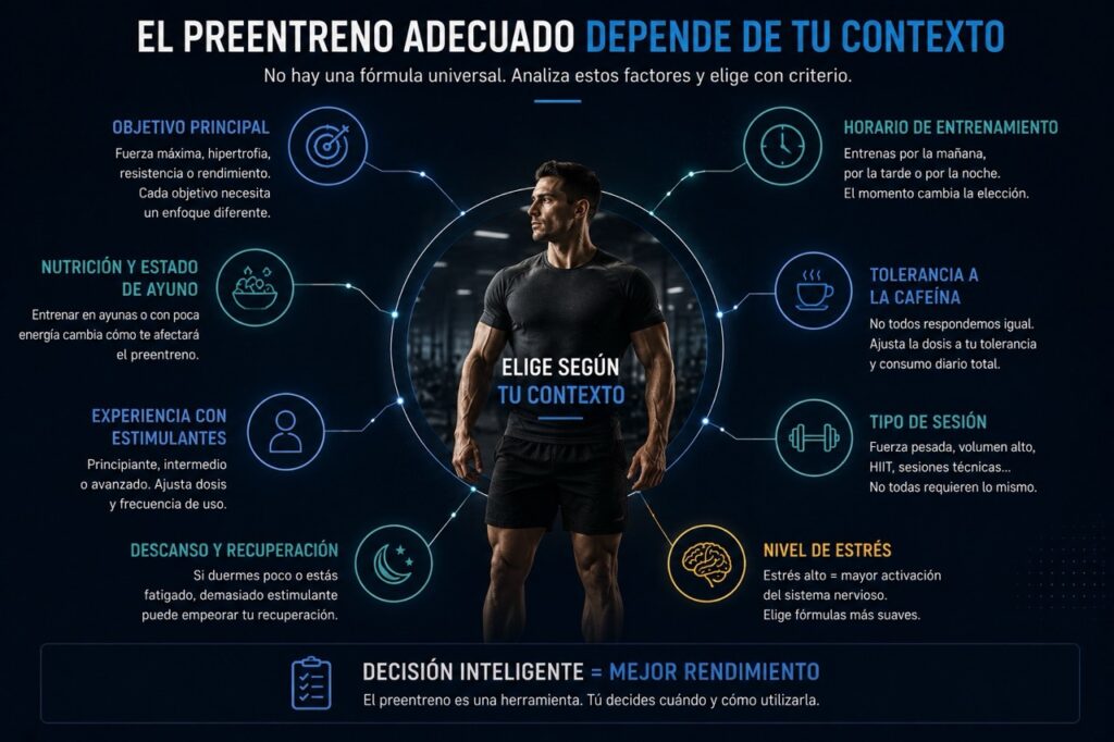 Cómo elegir el mejor preentreno para ti