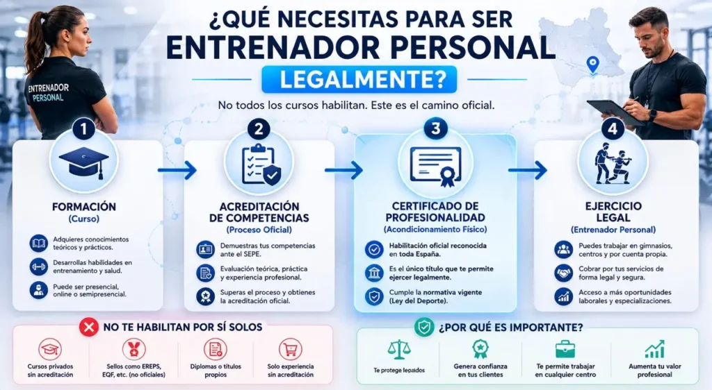 Cursos de entrenador personal en Murcia