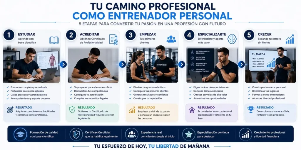 salidas profesionales entrenador persona