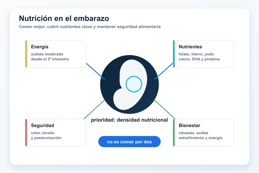 Guía Nutrición Embarazo Saludable