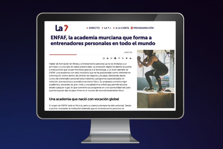 noticia ENFAF en la 7 Región de Murcia