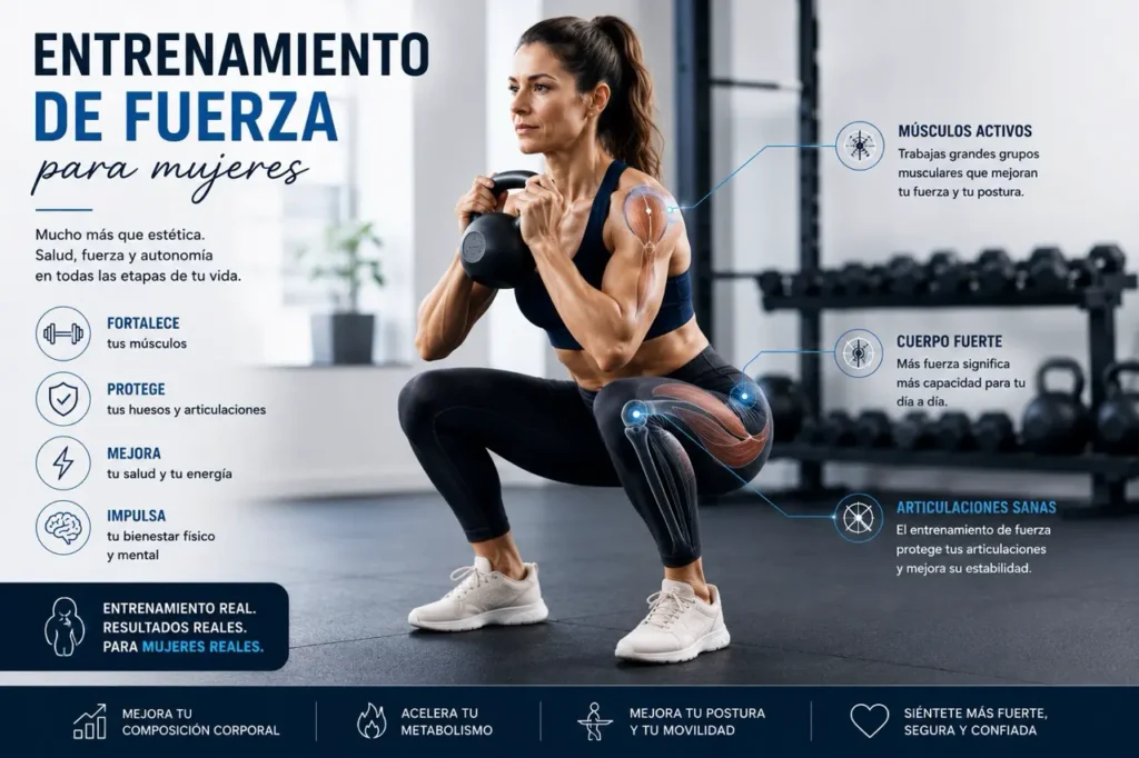 entrenamiento de fuerza para mujeres