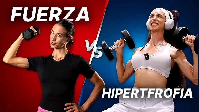 diferencia entre fuerza e hipertrofia