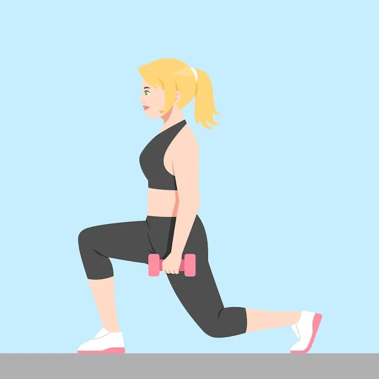 Zancadas para hipertrofia de glúteos: trabajo unilateral