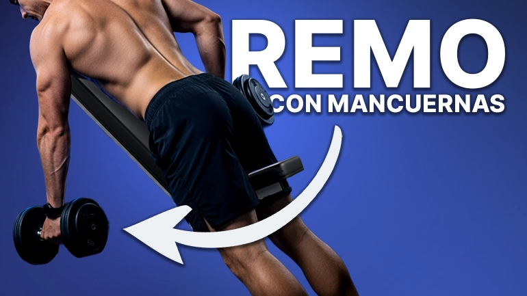 remo con mancuernas