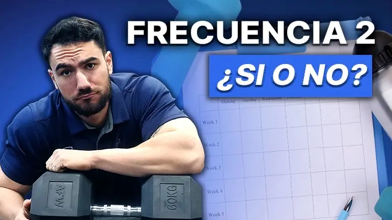 rutina frecuencia 2 5 días hipertrofia