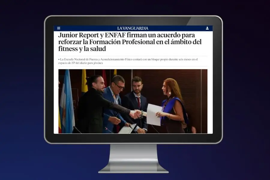 Junior report y ENFAF firman acuerdo