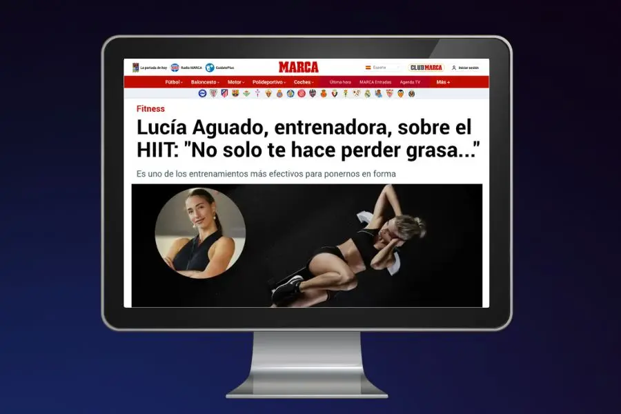 Lucía Aguado Marca Hiit no solo te hace perder grasa