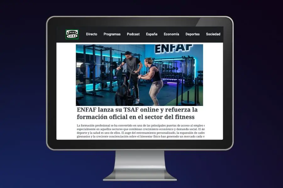 ENFAF impulsa el TSAF Online para fortalecer la empleabilidad en el sector