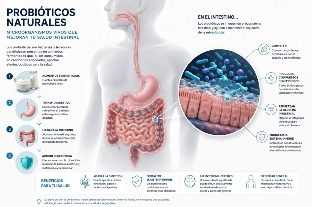 Qué son los probióticos naturales