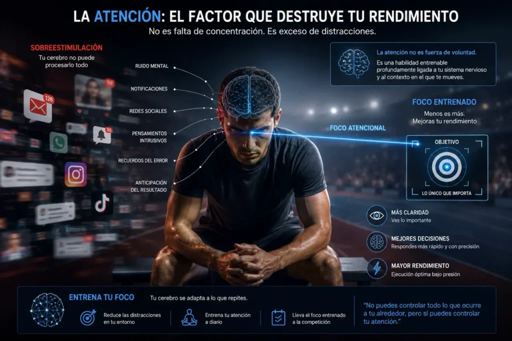 atención en el rendimiento deportivo
