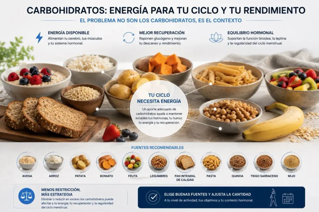 eliminar carbohidratos ciclo menstrual