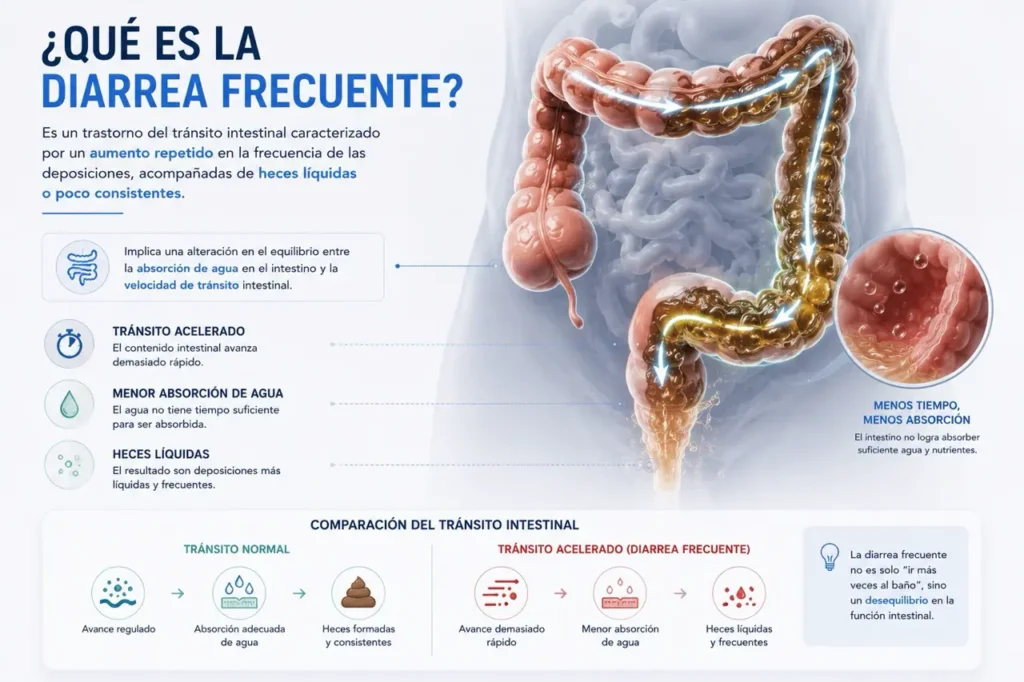 qué es la diarrea frecuente