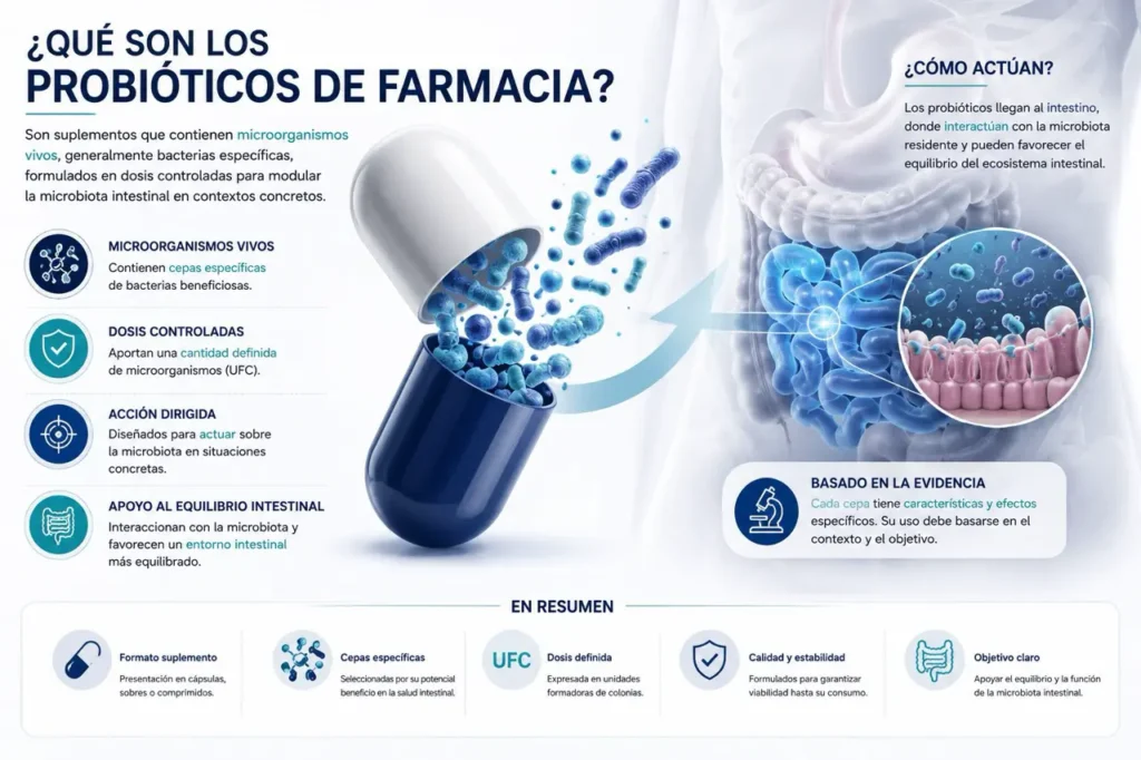 qué son los probióticos de farmacia