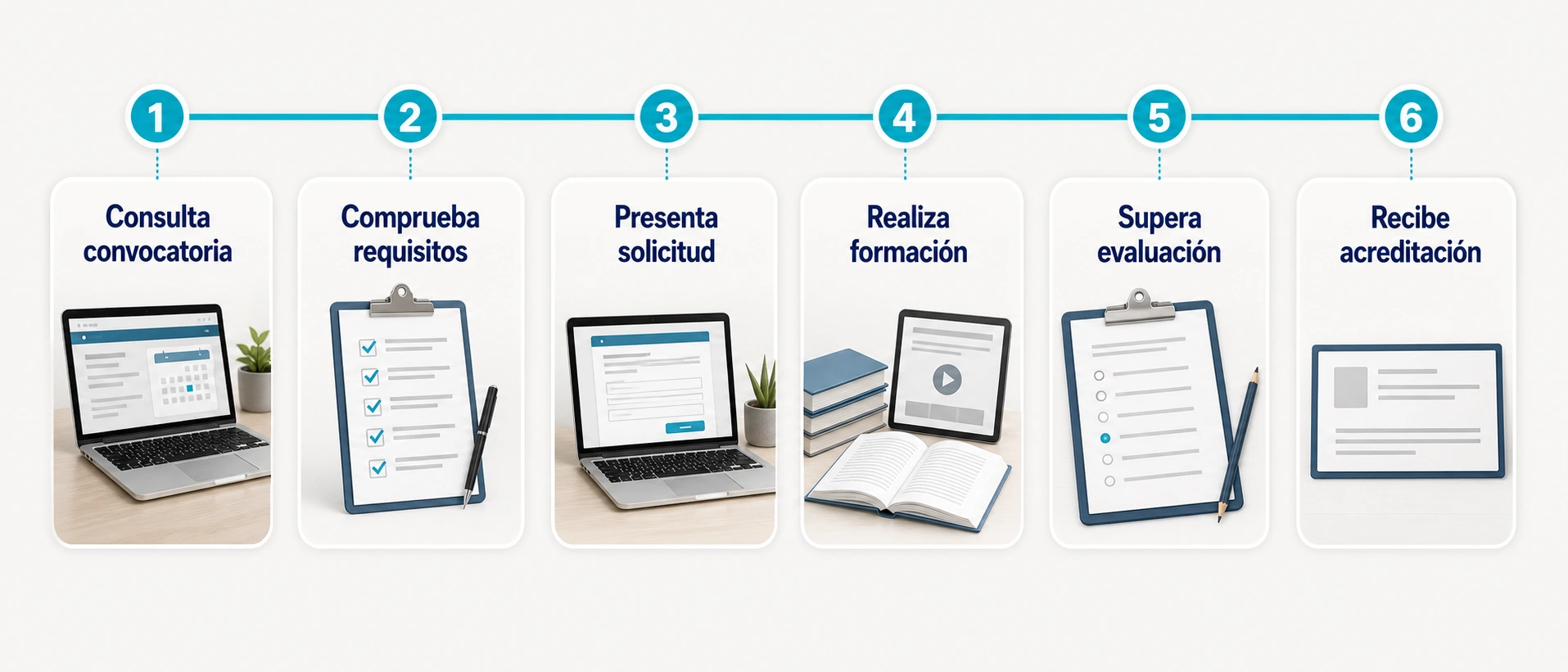 Pasos para solicitar certificado profesionalidad entrenador personal consultar convocatoria comprobar requisitos presentar solicitud formacion evaluacion y acreditacion