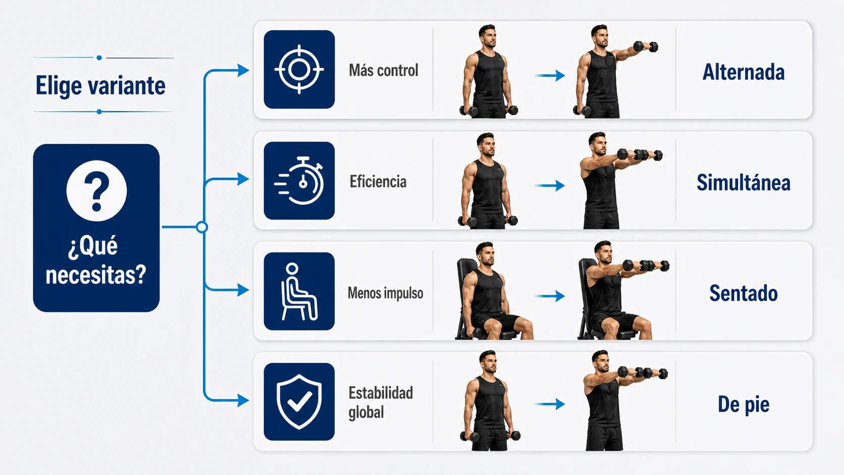Árbol de decisión para elegir variantes de elevaciones frontales