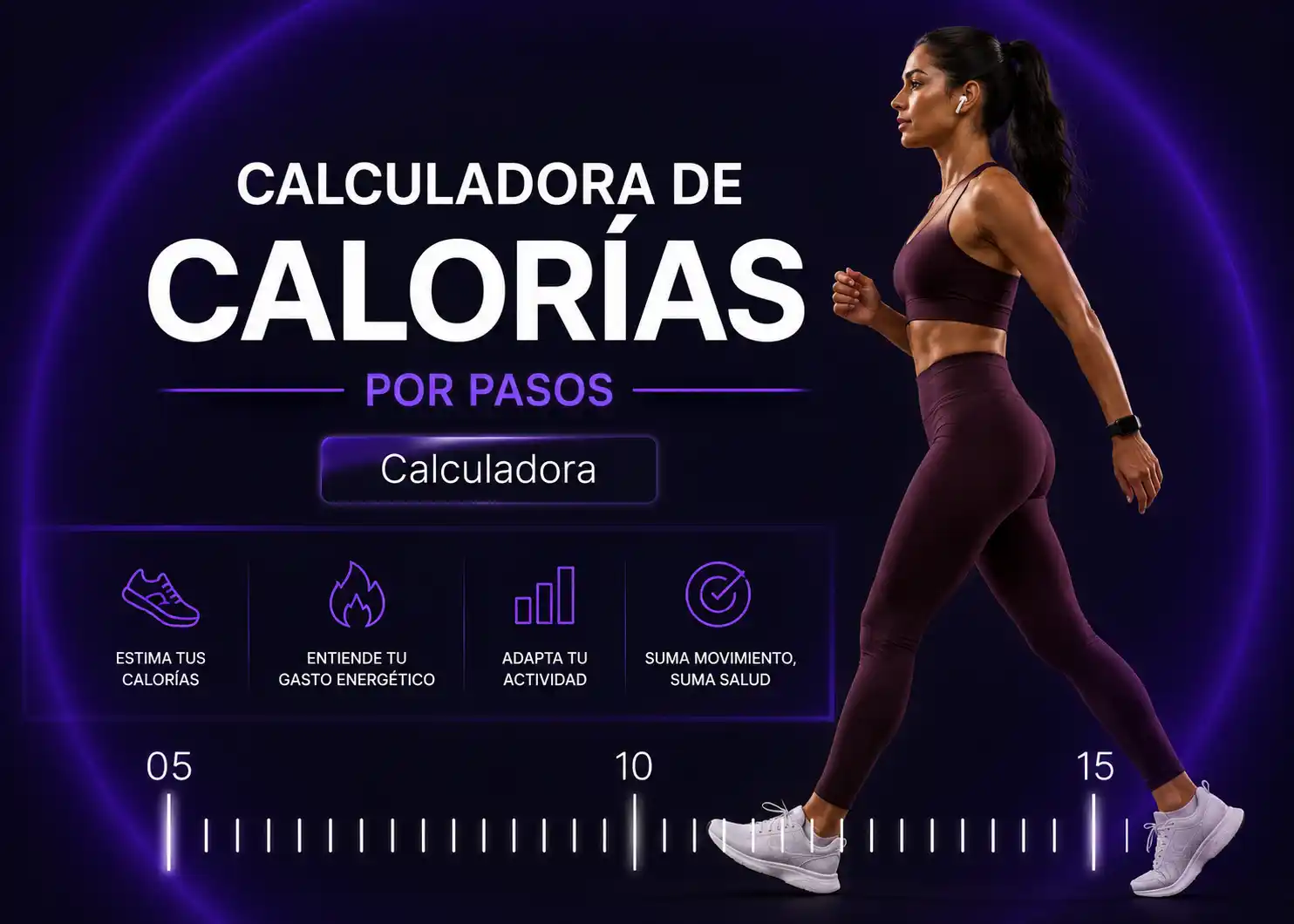Calorías quemadas según tus pasos