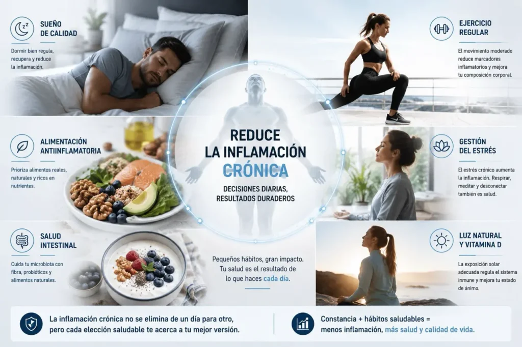 cómo reducir la inflamación crónica