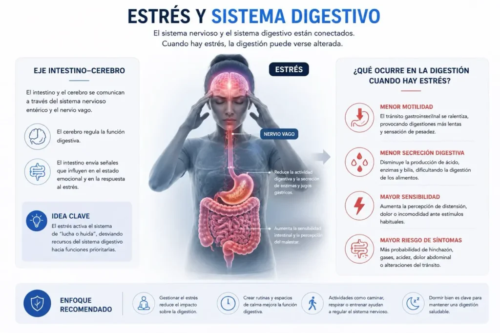 digestiones pesadas por estrés