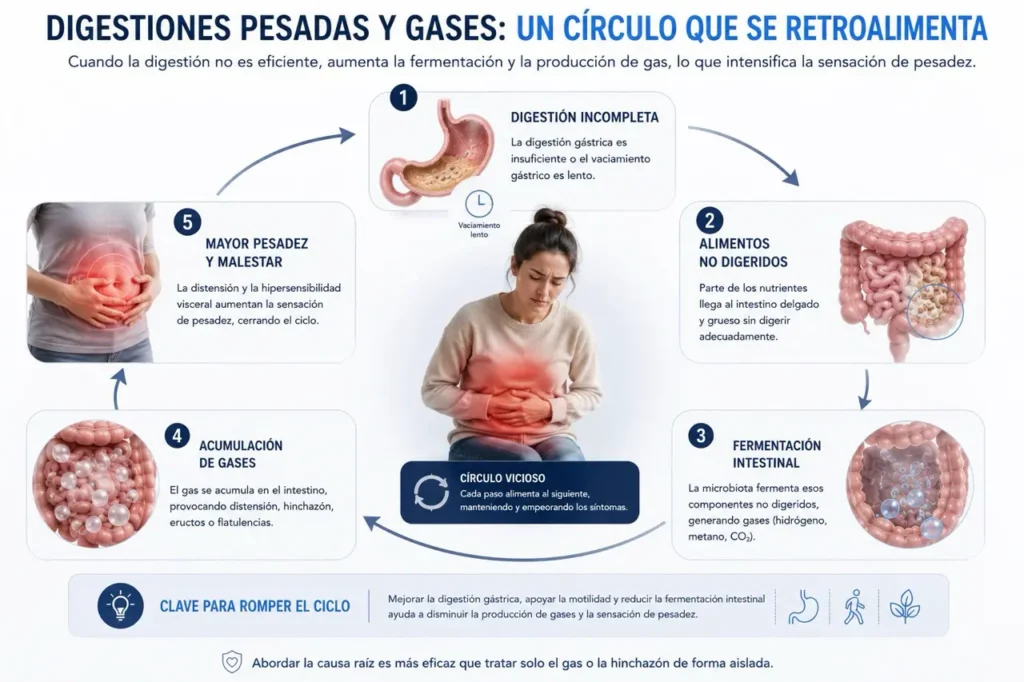 digestiones pesadas y gases