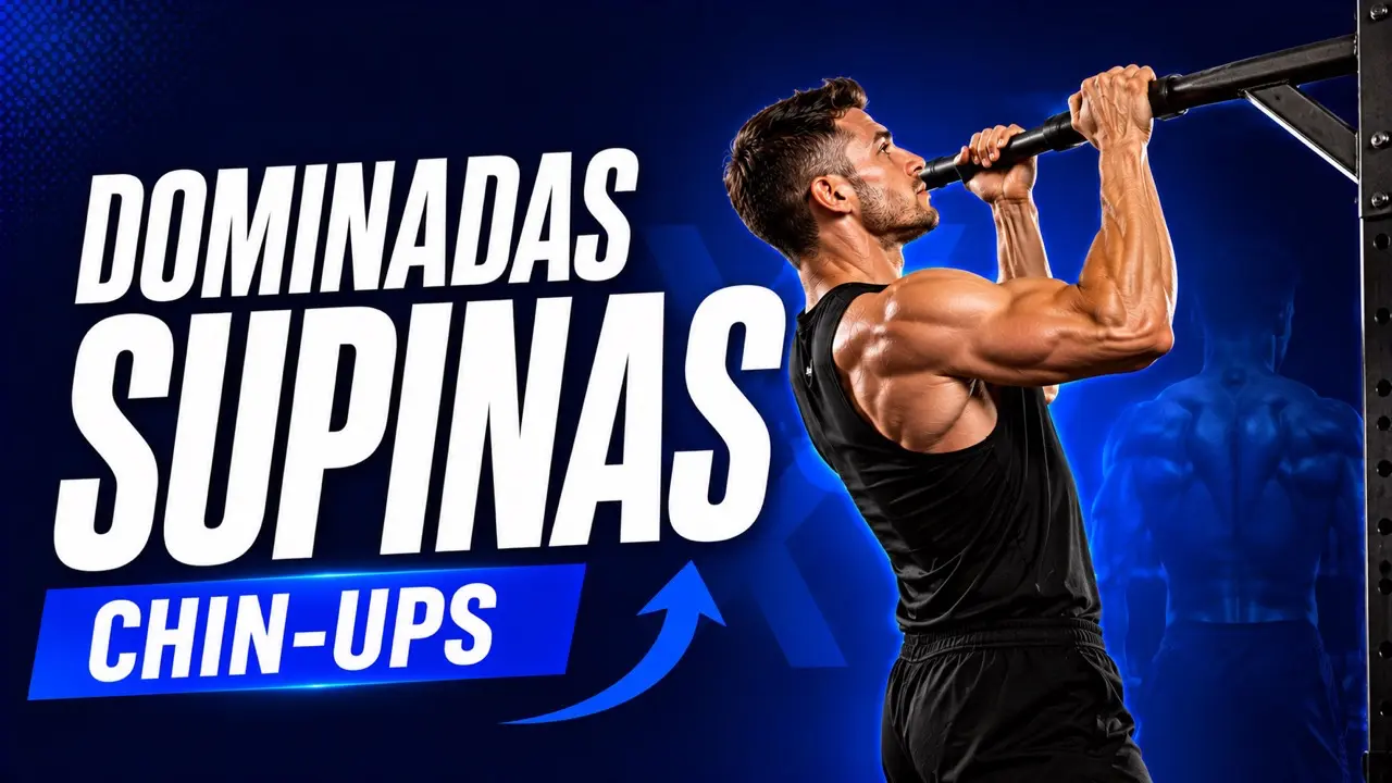 Dominadas supinas (chin-ups): técnica y músculos que trabajan