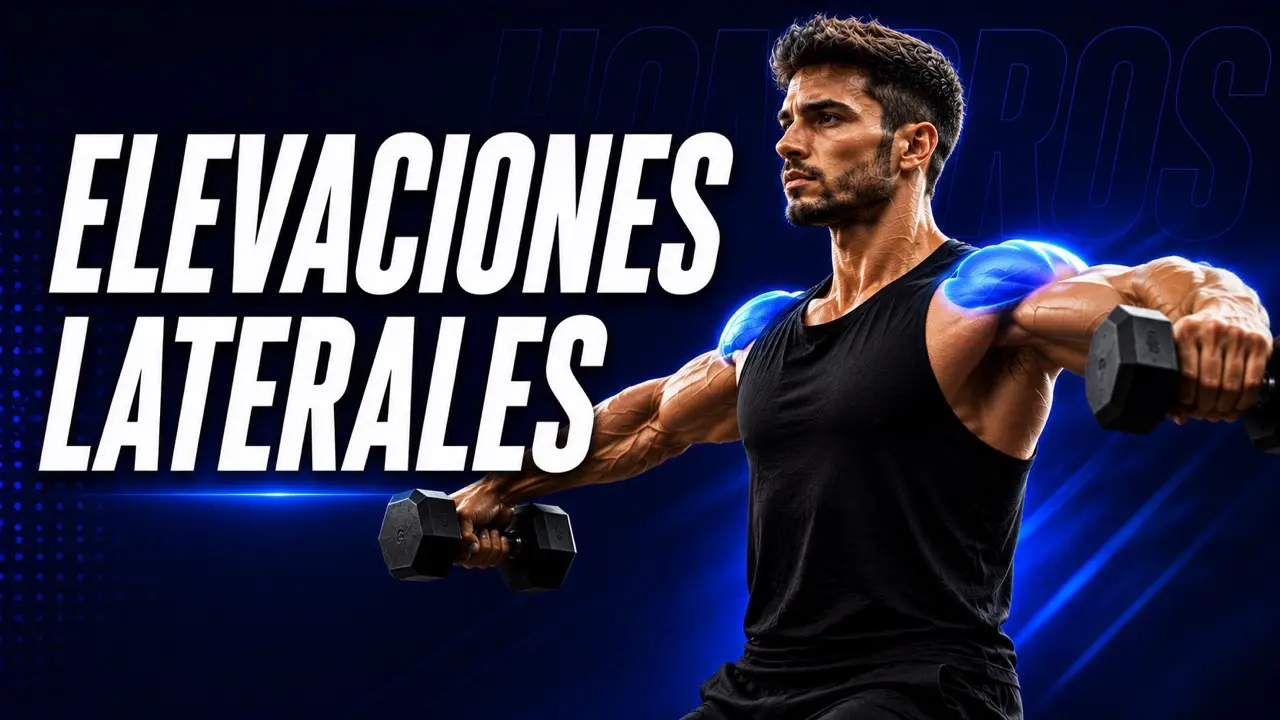 elevaciones laterales técnica y músculos