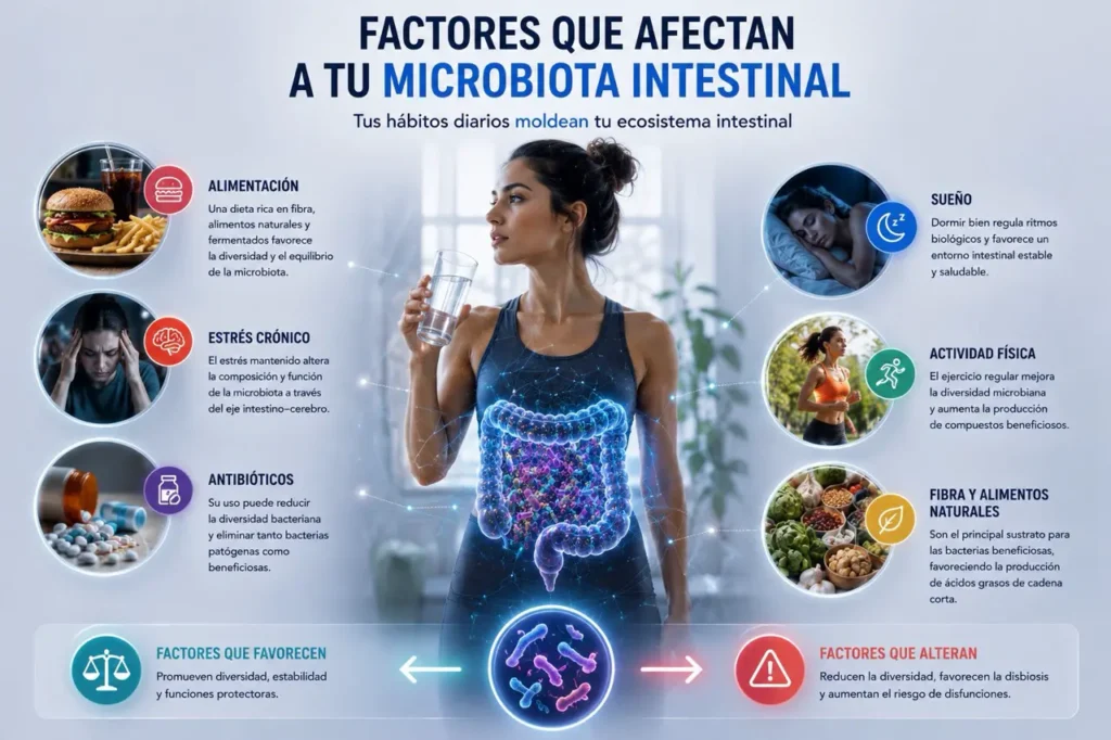 factores que afectan a la microbiota intestinal