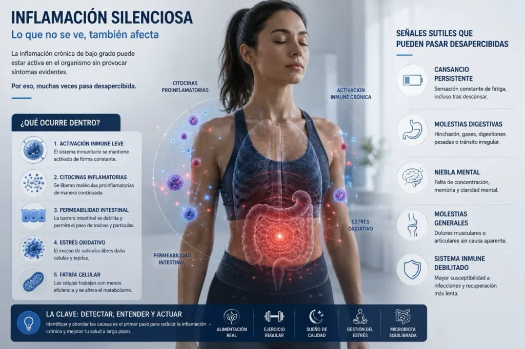 inflamación silenciosa pasa desapercibida
