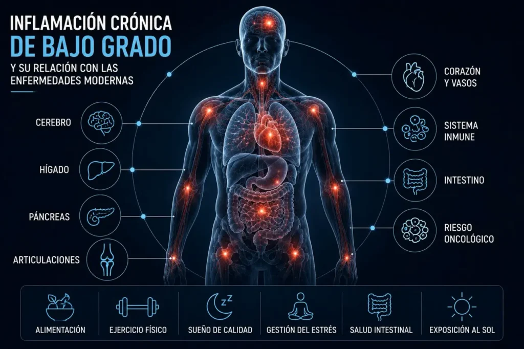 información crónica Relación con enfermedades modernas