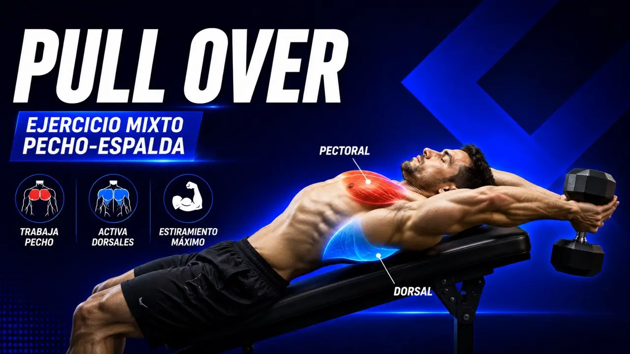 pull over ejercicio mixto pecho espalda