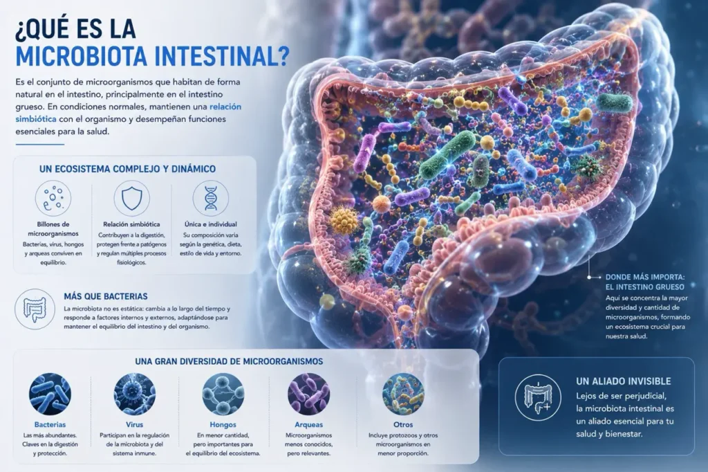 qué es la microbiota intestinal