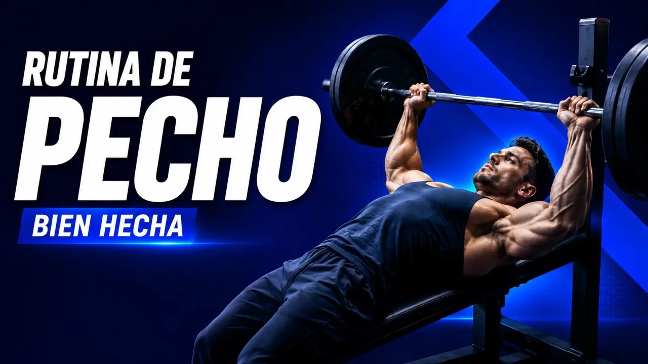 rutina de pecho ejercicios tabla