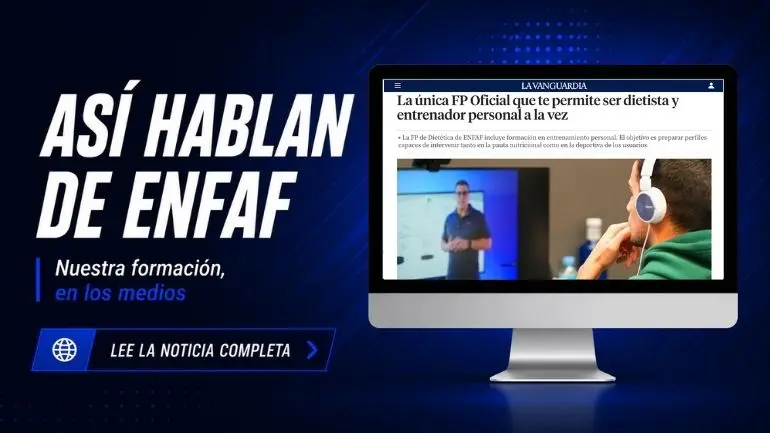 unica fp que te permite ser dietista y entrenador personal la vanguardia
