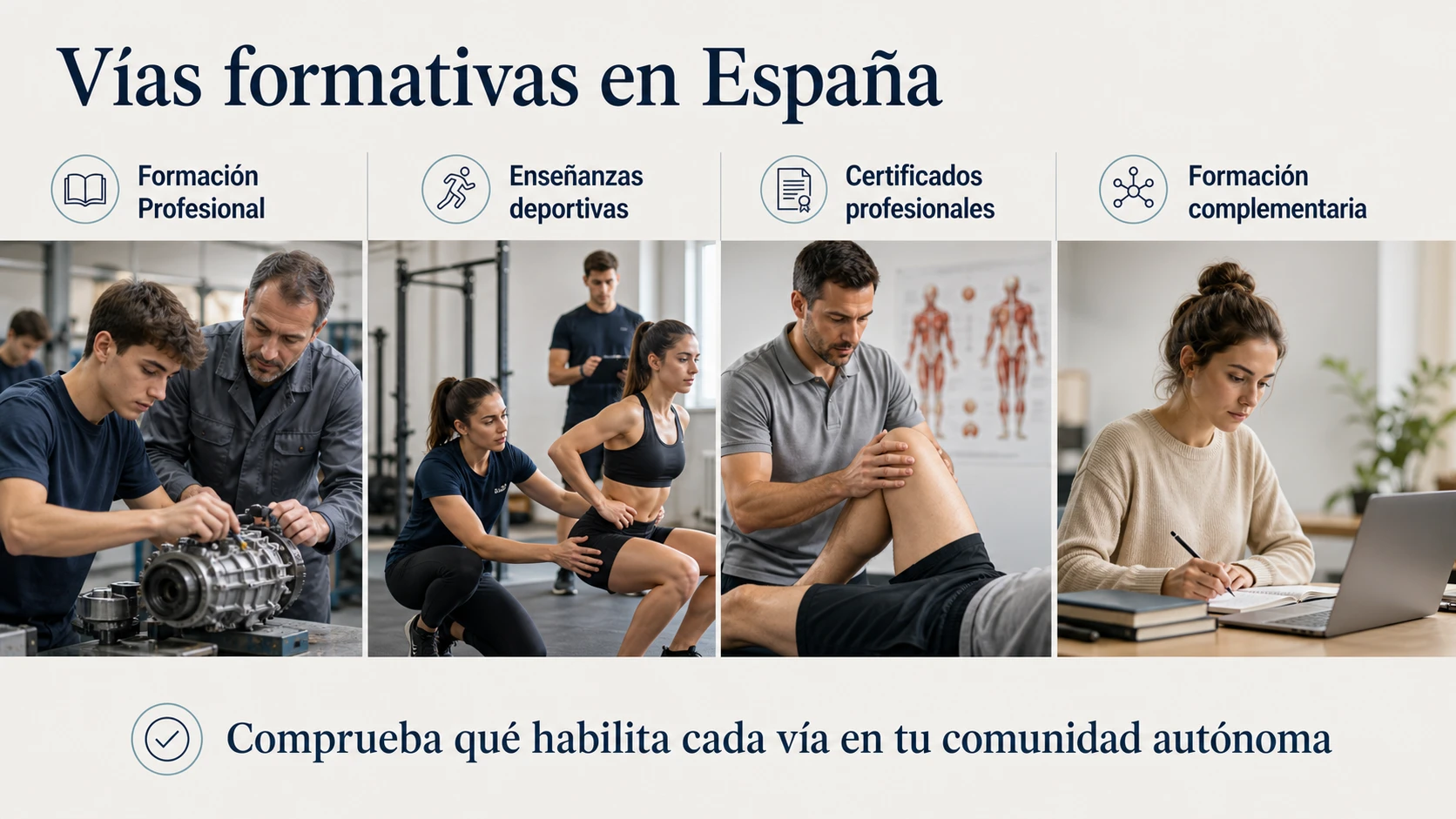Principales vías formativas para trabajar como monitor deportivo en España