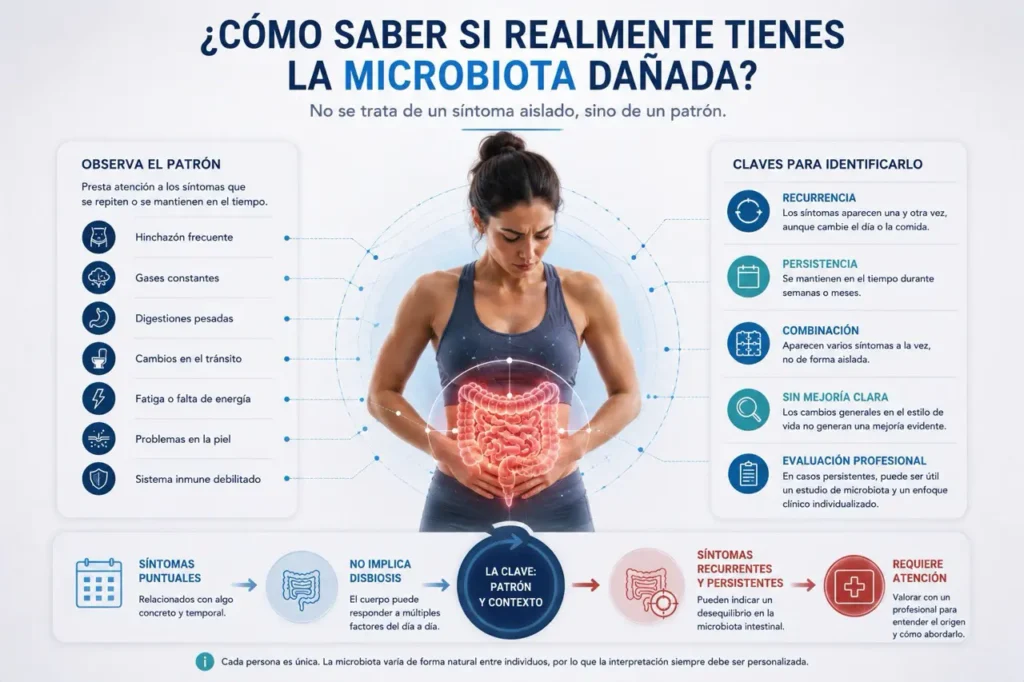Cómo saber si realmente tienes la microbiota dañada