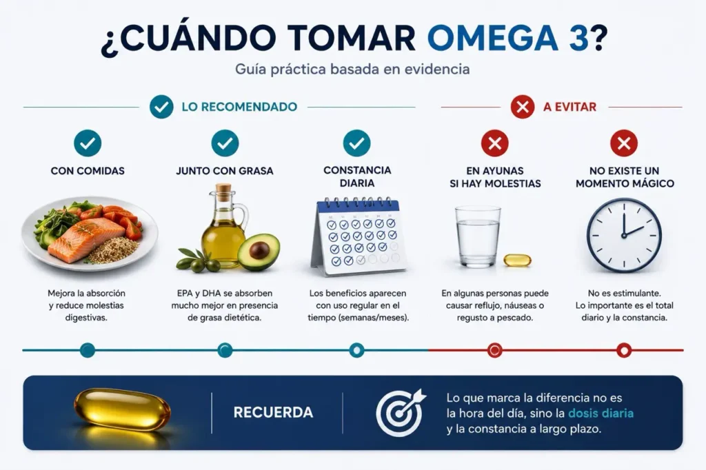 Cuándo tomar omega 3