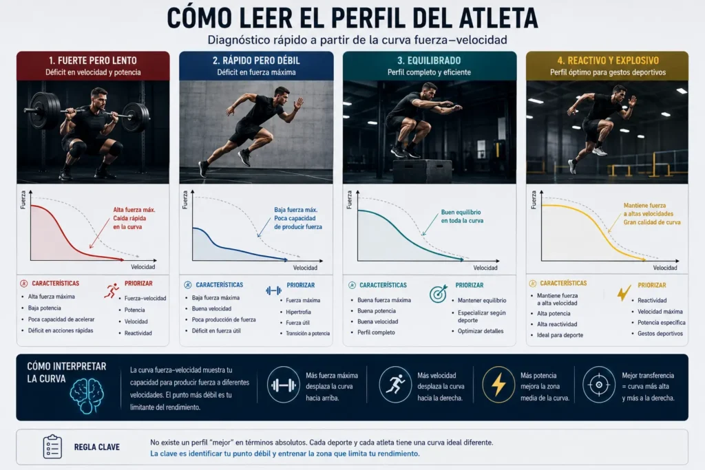 Evaluar déficits a partir de la curva fuerza-velocidad
