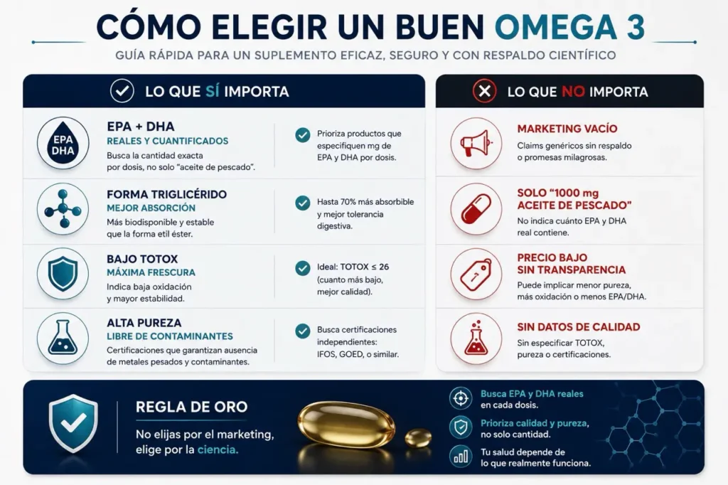 cómo elegir un omega 3