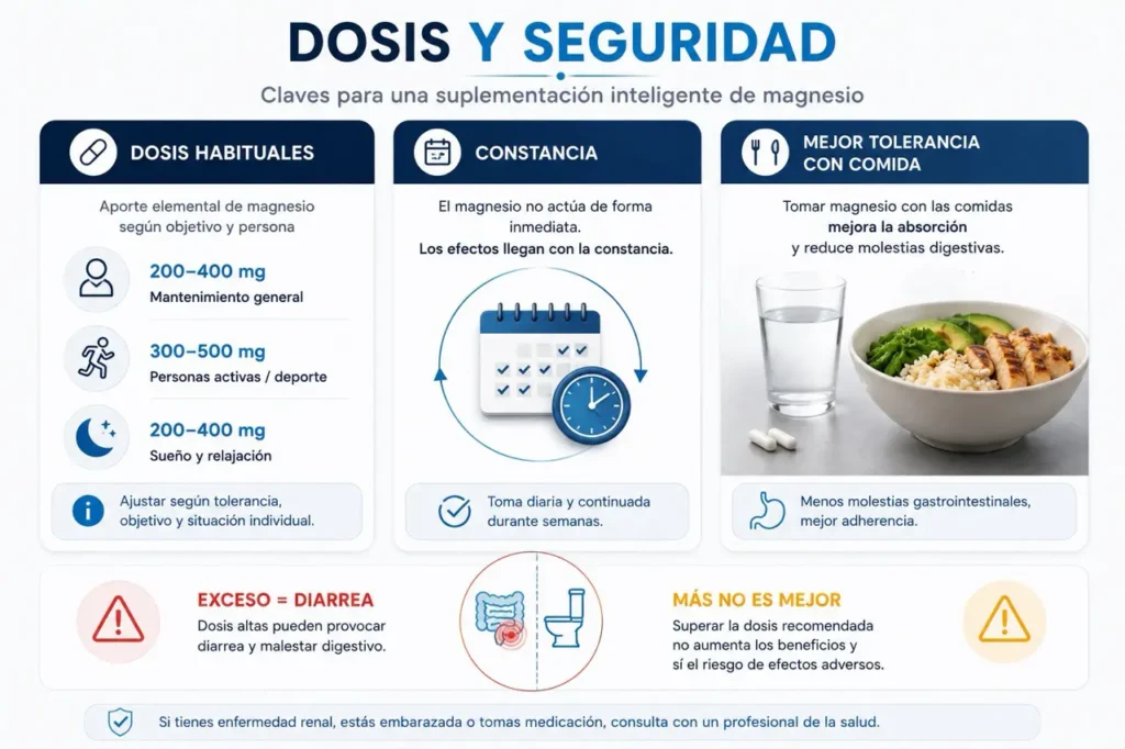 dosis recomendadas magnesio