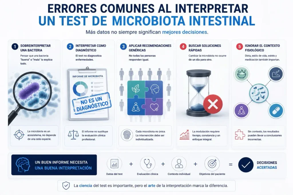 errores test microbiota