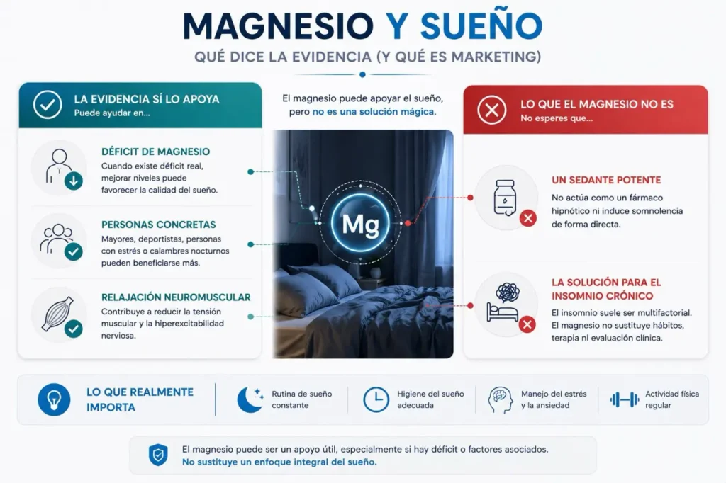 magnesio dosis para dormir