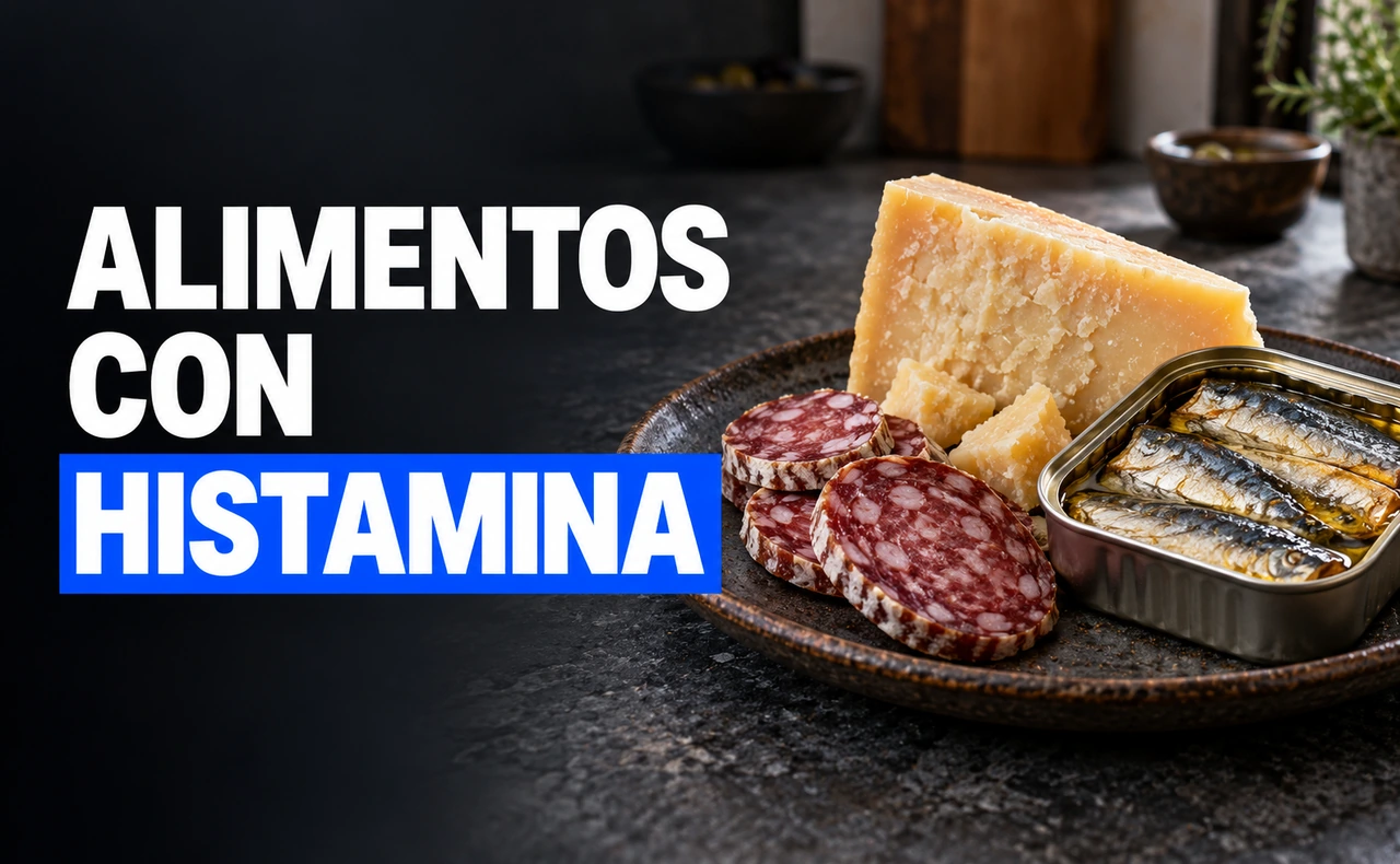 Alimentos con histamina: lista, tabla y dieta baja en histamina