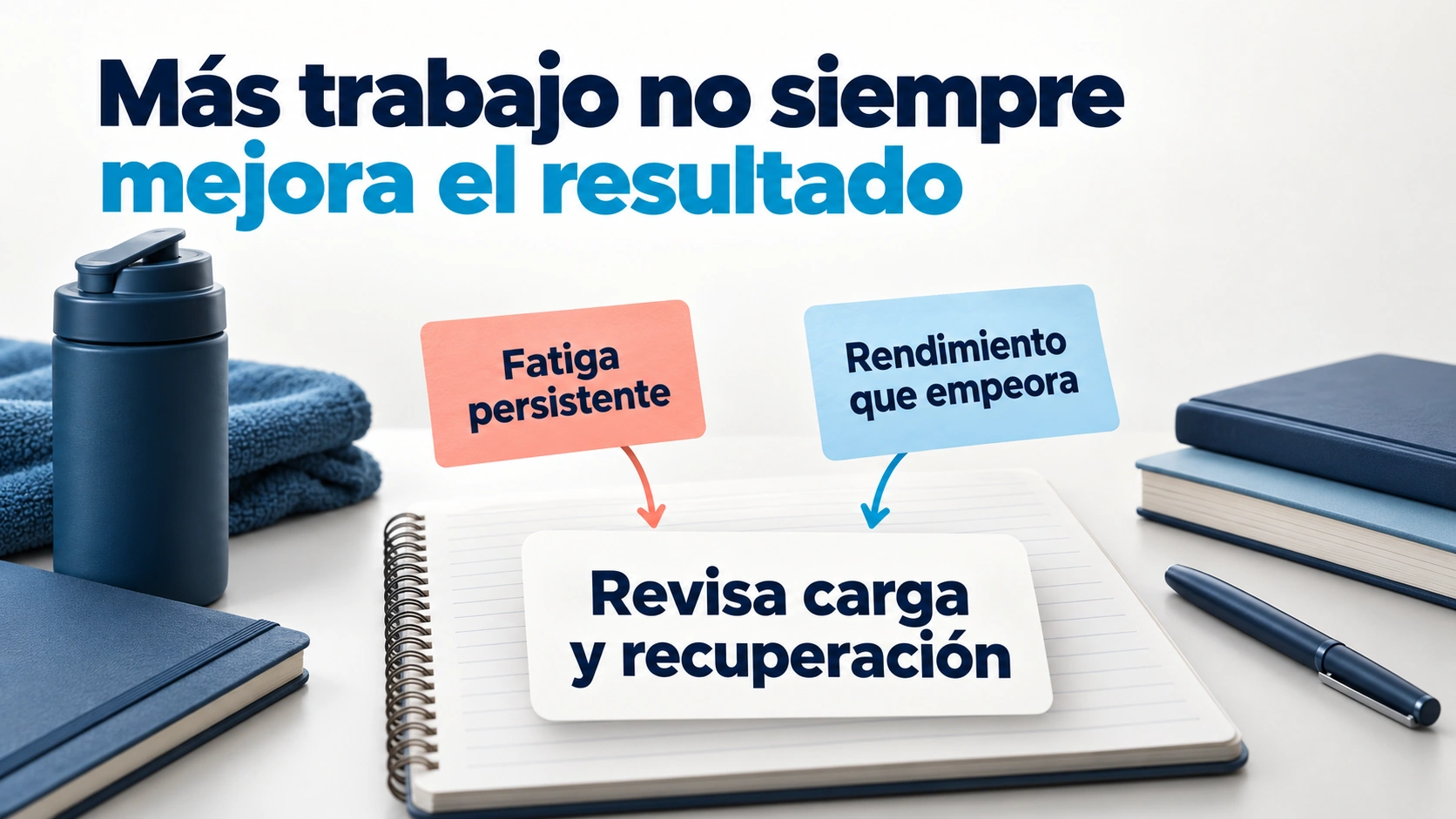 La fatiga persistente y el empeoramiento del rendimiento son motivos para revisar la carga y la recuperación