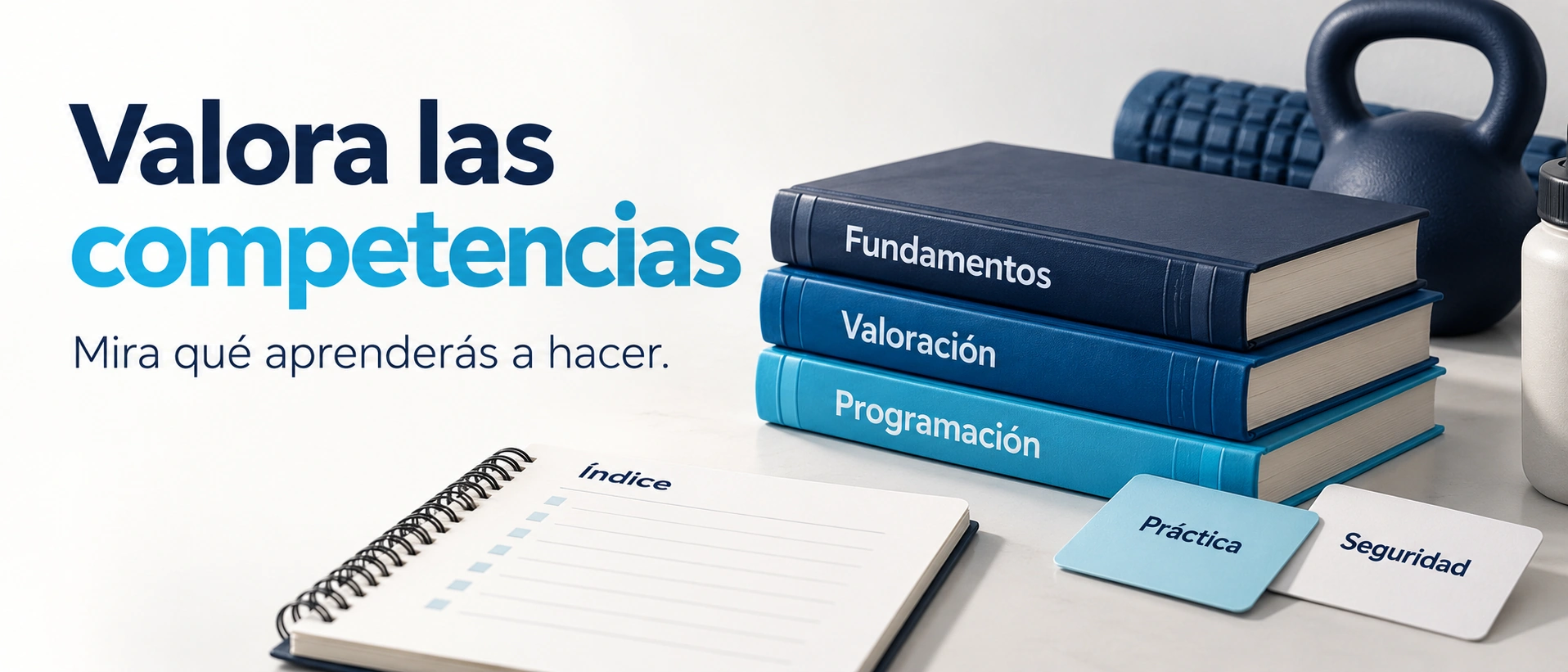 El temario se valora por las competencias de fundamentos, valoración y programación que permite adquirir.