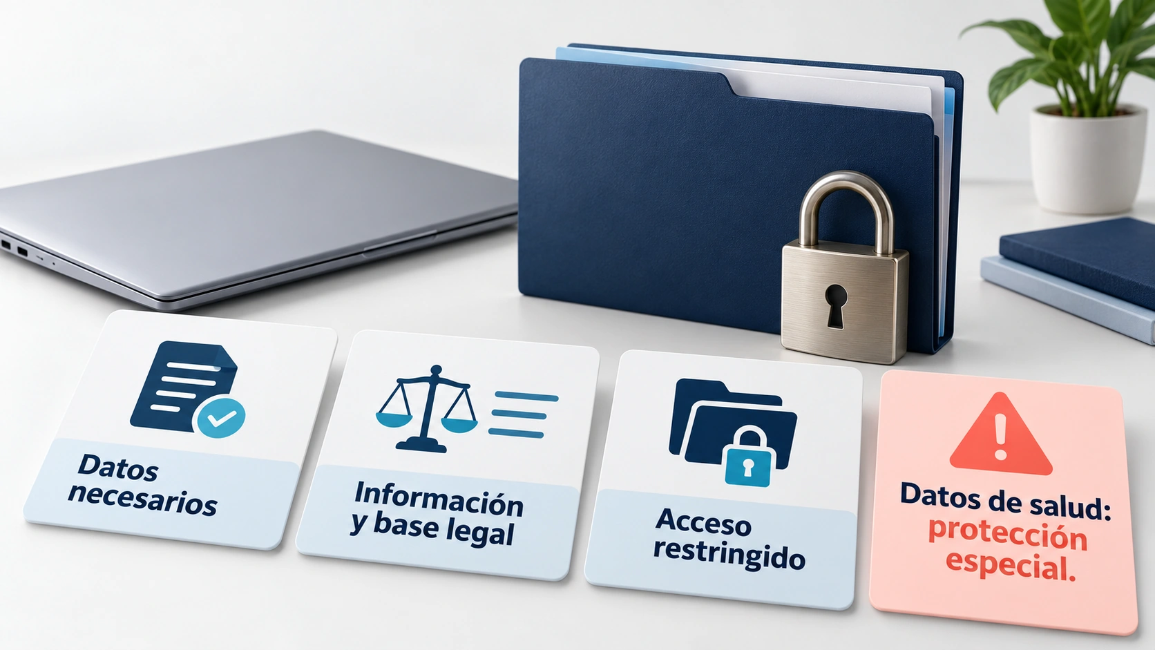 La gestión de datos del cliente requiere minimización, información, una base legal y acceso restringido.