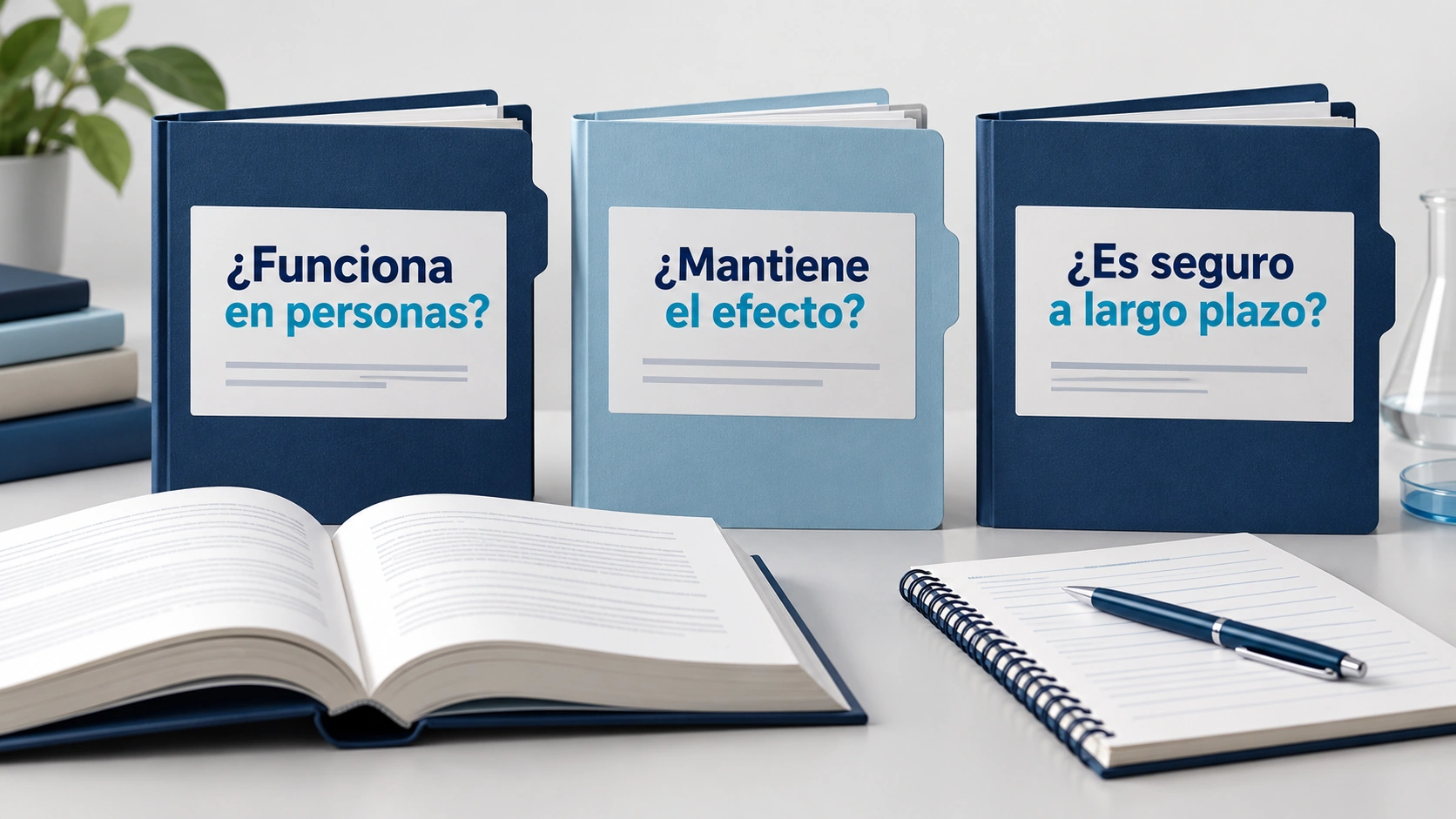 La eficacia, la duración del efecto y la seguridad a largo plazo requieren nuevos ensayos