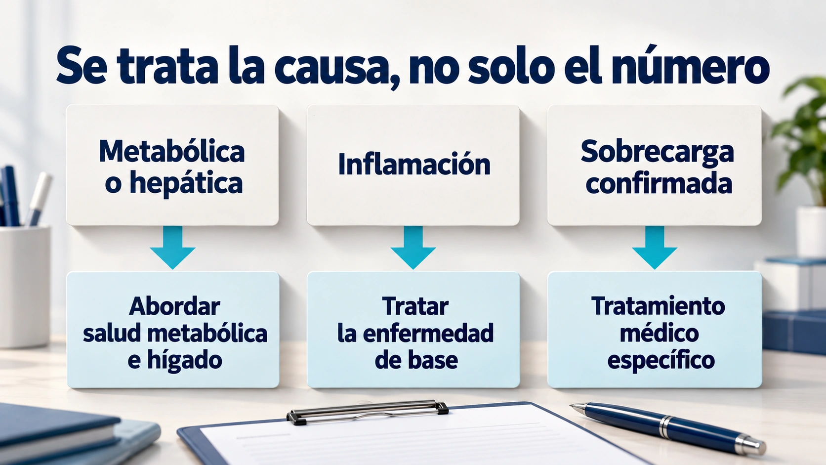 El abordaje cambia según exista una causa metabólica, inflamatoria o una sobrecarga confirmada